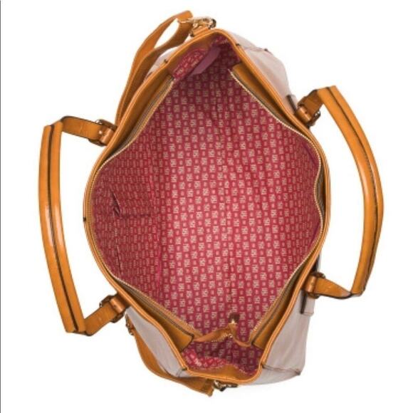 Badgley Mischa  Julia Faux Leather Tote Weekender - Picture 2 of 3